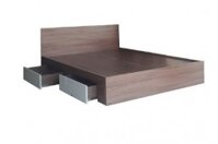 Giường gỗ công nghiệp có tủ kéo rộng 150cm GCN08