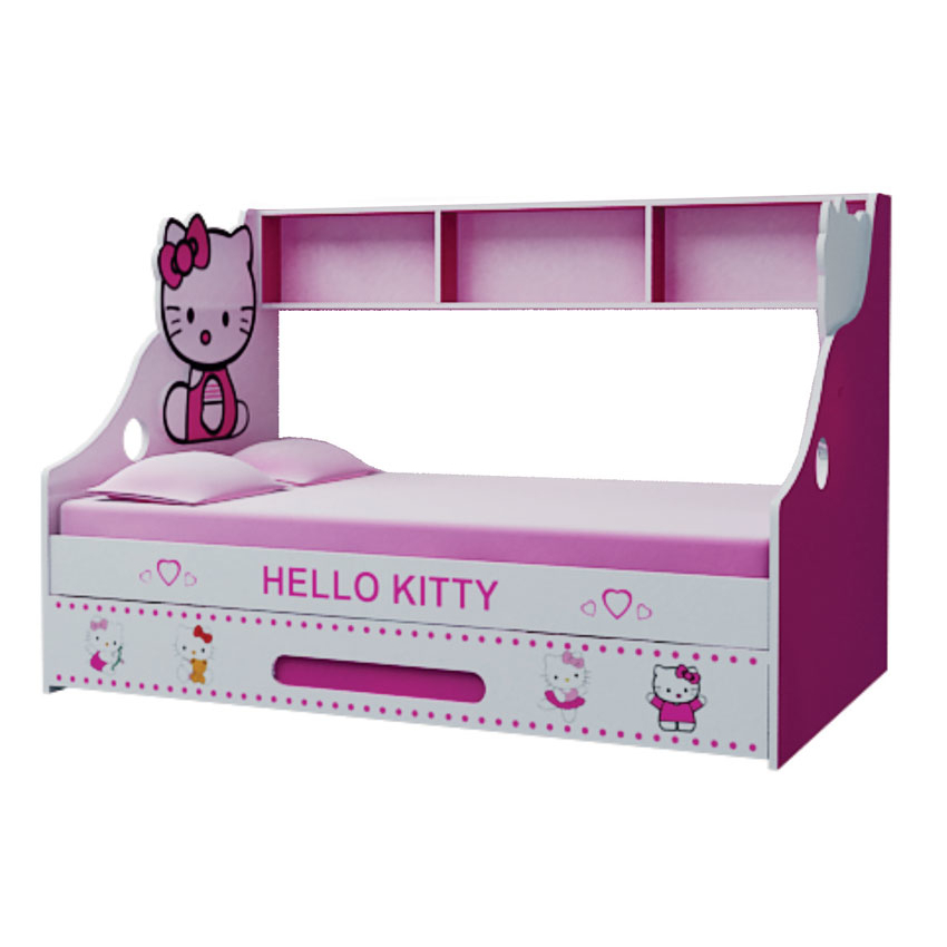 Giường tầng lùn Hello Kitty GL02 cho bé