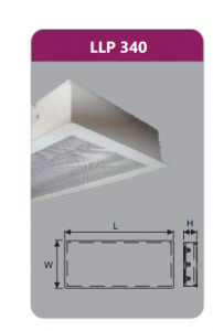 Máng đèn tán quang âm trần Duhal LLP340 
