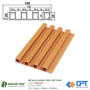 Gỗ nhựa Việt Pháp EcoplaST W03A3.0