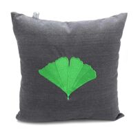 Gối Trang Trí Sofa Soft Decor 40 Grey Gingkgo 40x40x15cm