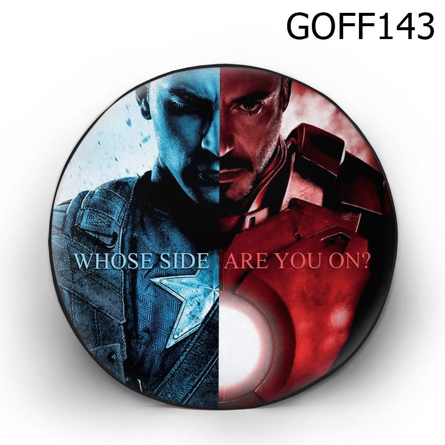 Gối tròn Civil War xanh đỏ - GOFF143