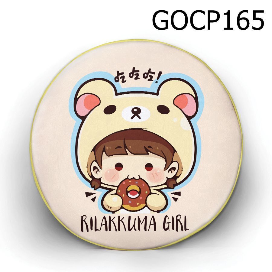 Gối tròn Cô bé Rilakkuma - GOCP165