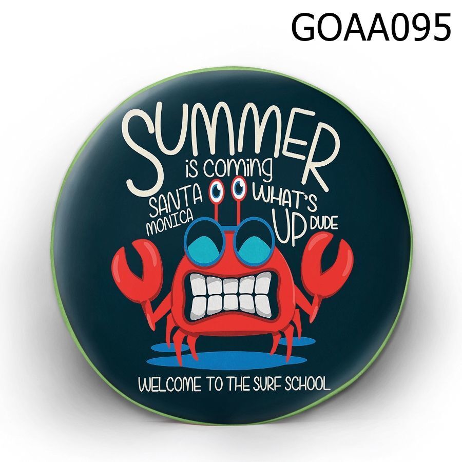 Gối tròn Cua Summer is coming - GOAA095