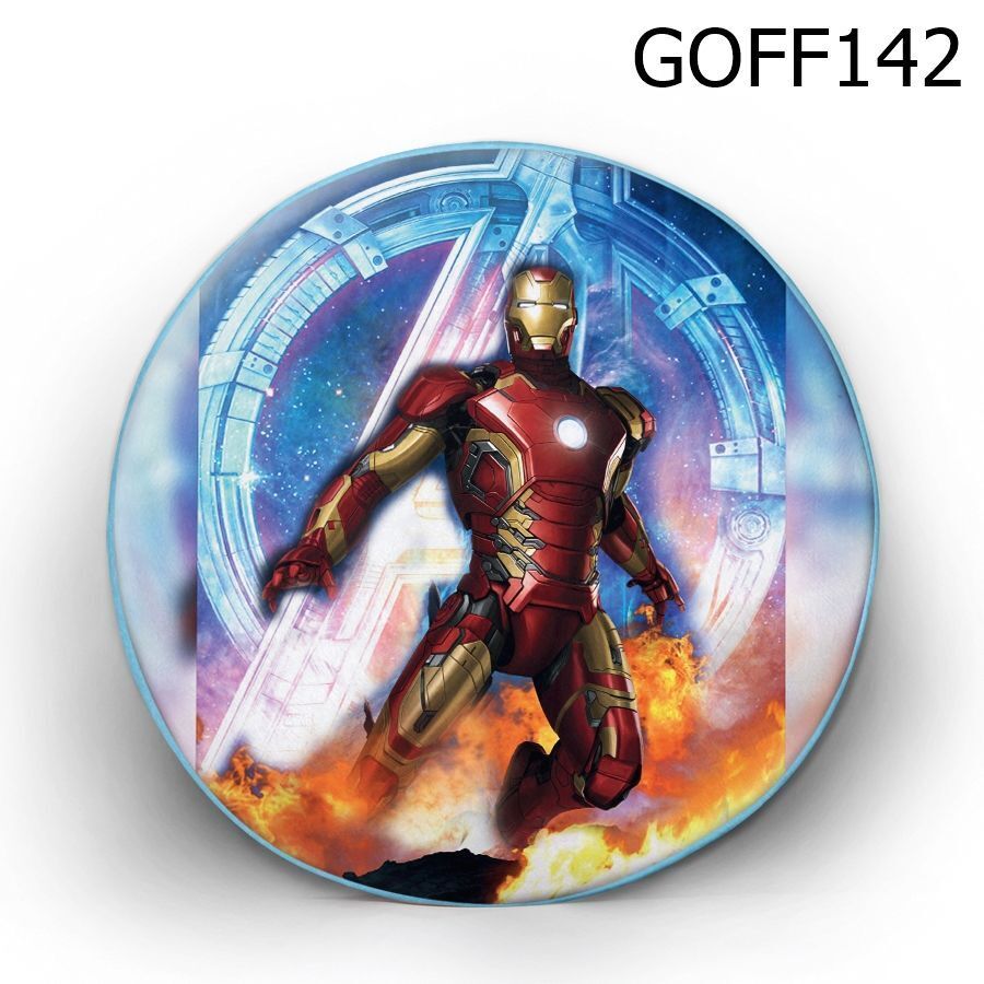 Gối tròn Iron Man trong biển lửa - GOFF142