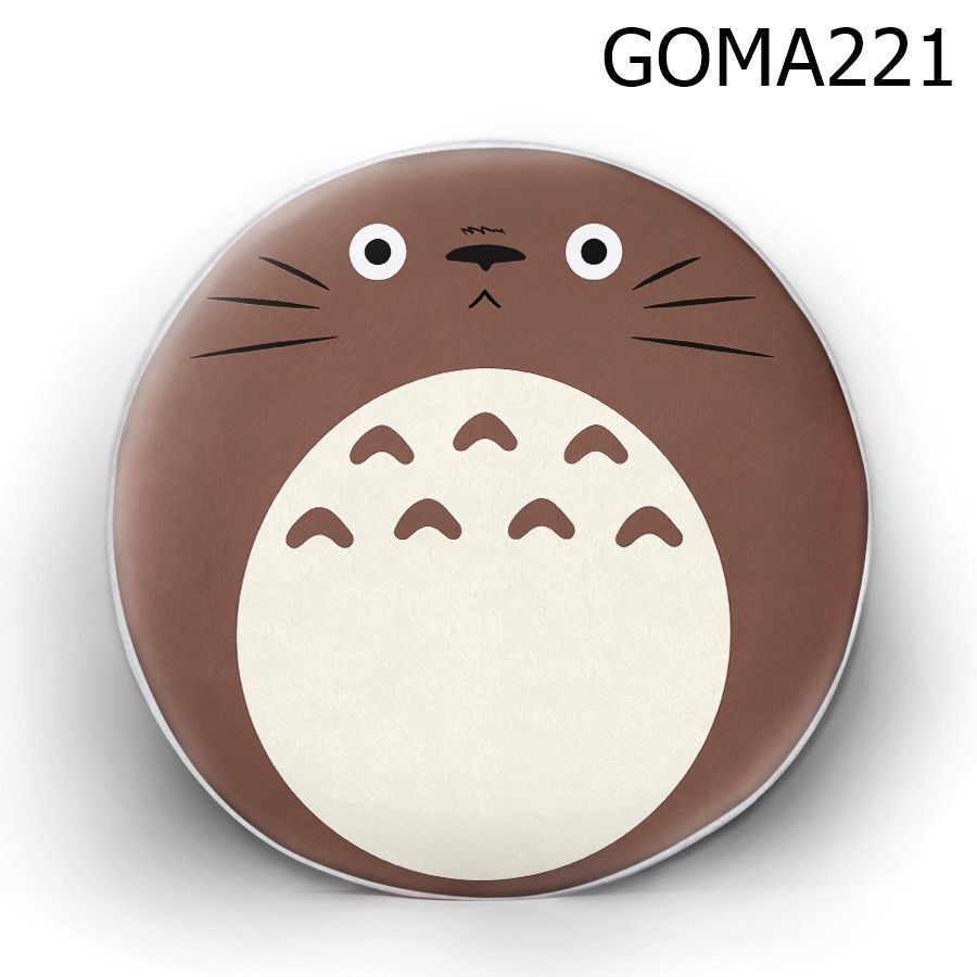 Gối tròn Totoro xám mặt ngơ - GOMA221