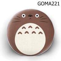 Gối tròn Totoro xám mặt ngơ - GOMA221