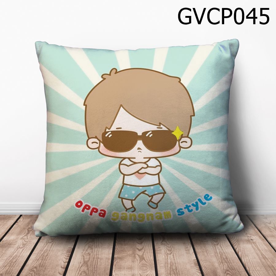 Gối vuông Cậu bé Gangnam style - GVCP045