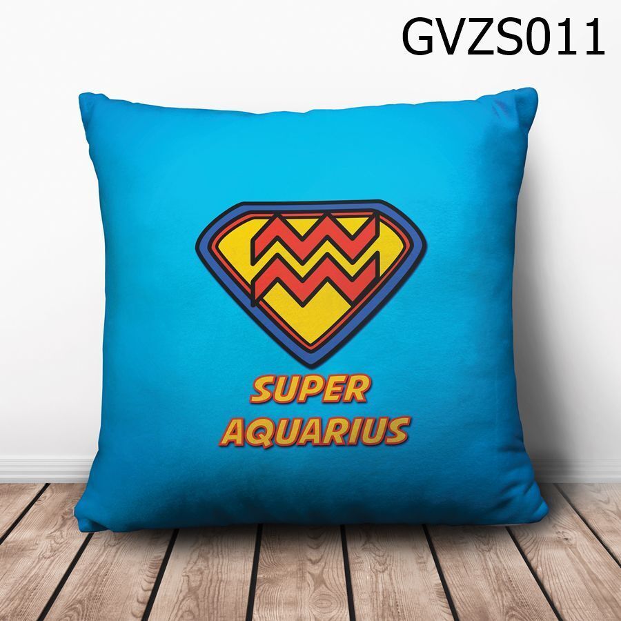 Gối vuông Cung bảo bình Superman - GVZS011
