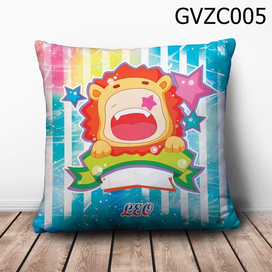 Gối vuông Cung sư tử chibi - GVZC005