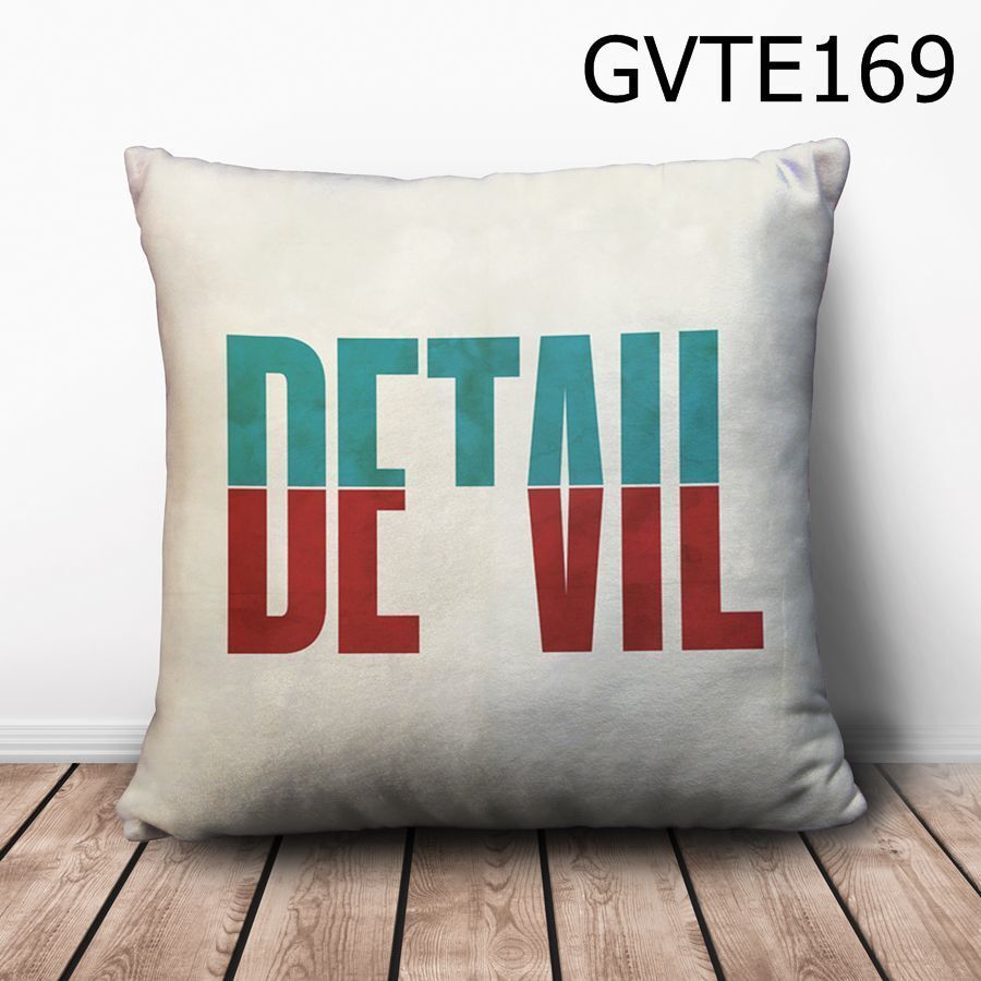 Gối vuông Detail Devil - GVTE169