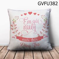 Gối vuông Em gái nuôi - GVFU382