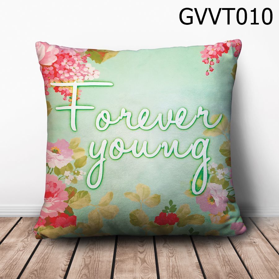 Gối vuông Forever Young - GVVT010