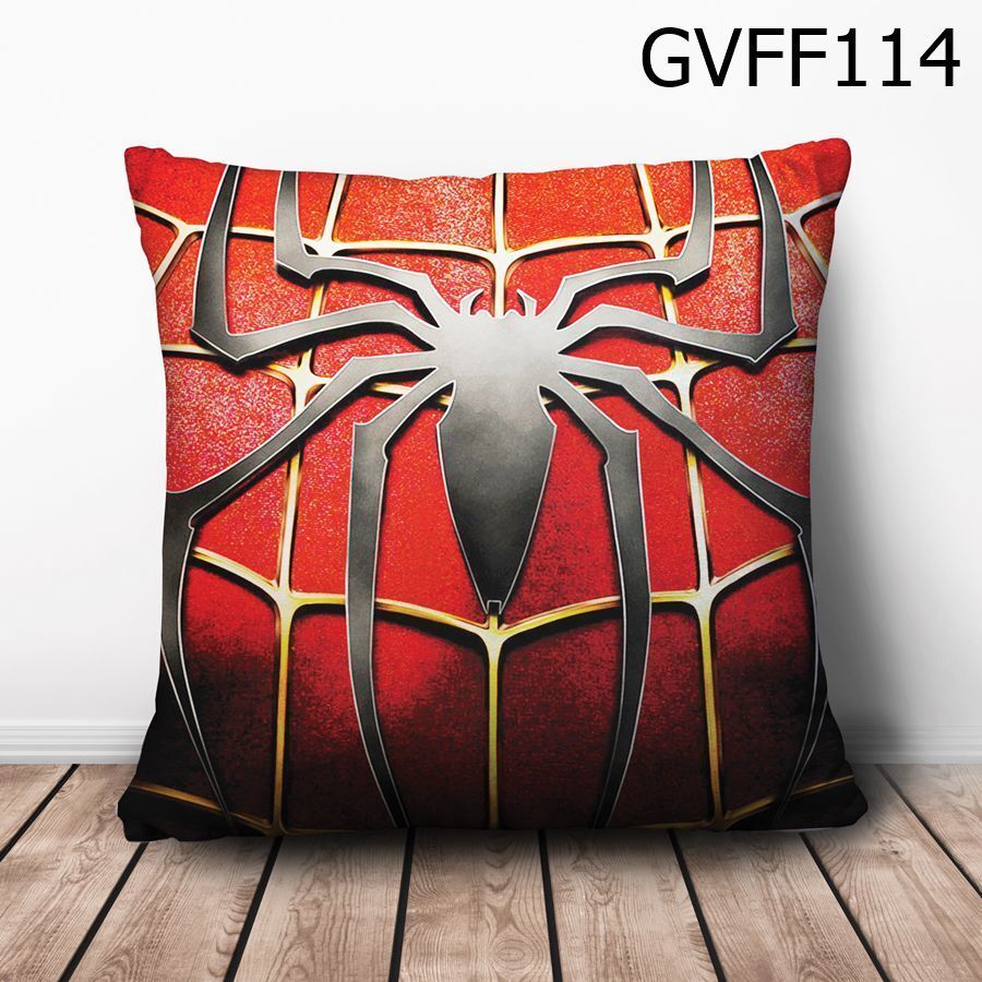 Gối vuông Logo Spiderman - GVFF114