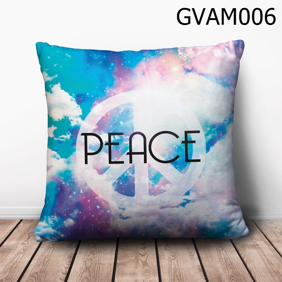 Gối vuông Peace - GVAM006