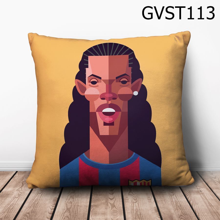 Gối vuông Ronaldinho - GVST113