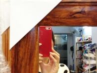 Gương soi toàn thân khung gỗ lim đen 105 GSTT105