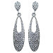 Bông tai họa tiết đính đá Accessories BCA - BN103 