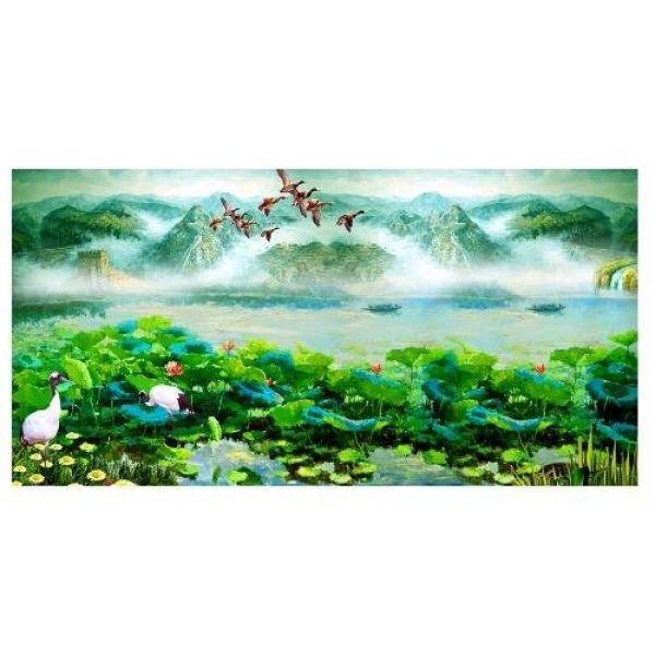 Tranh in canvas VTC LunaCV-0358 - cảnh đẹp thiên nhiên, 80 x 40 cm ...