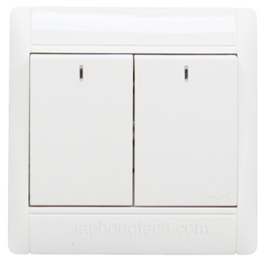 Hager Công tắc đôi WGL121N