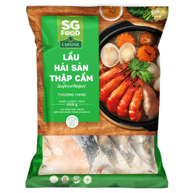Lẩu hải sản thập cẩm SG Food gói 500g