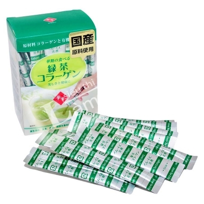 Bột trà xanh Hanamai Tea Collagen