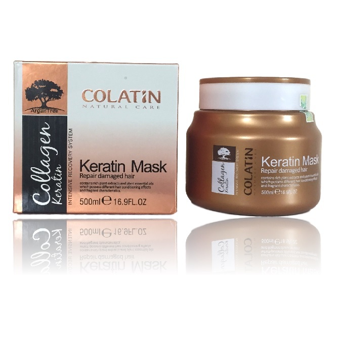 Hấp dầu collagen colatin phục hồi chuyên sâu tái tạo cấu trúc tóc double treatment ý 500ml