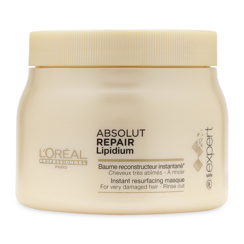 Hấp dầu phục hồi tóc hư tổn L'oreal Absolute Repair Lipidium - 500ml