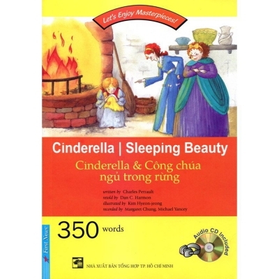 Happy Reader: Cinderella & Công chúa ngủ trong rừng (Kèm CD) - Nhiều Tác Giả