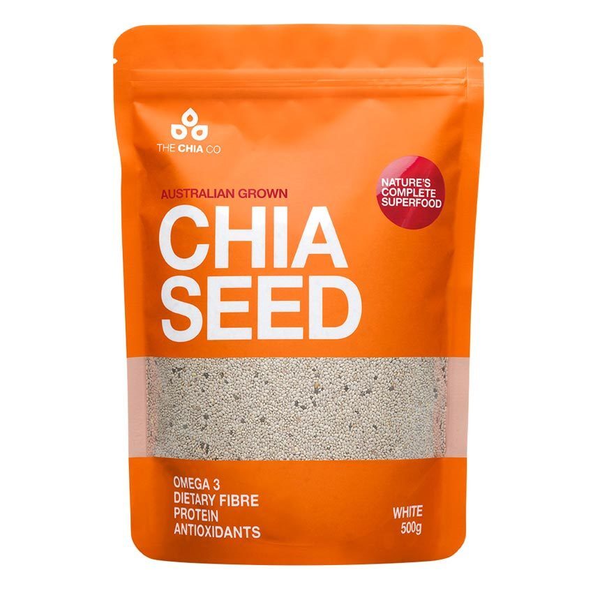 Hạt chia Australian Grown The Chia Co White Chia - 500 gram