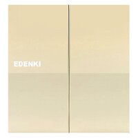 Hạt công tắc đôi 1 chiều Edenki EE-102-G