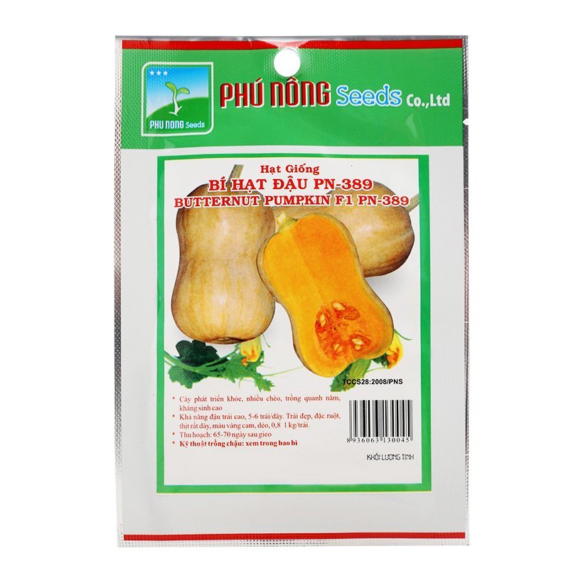Hạt giống bí hạt đậu Phú Nông PN-389 2g