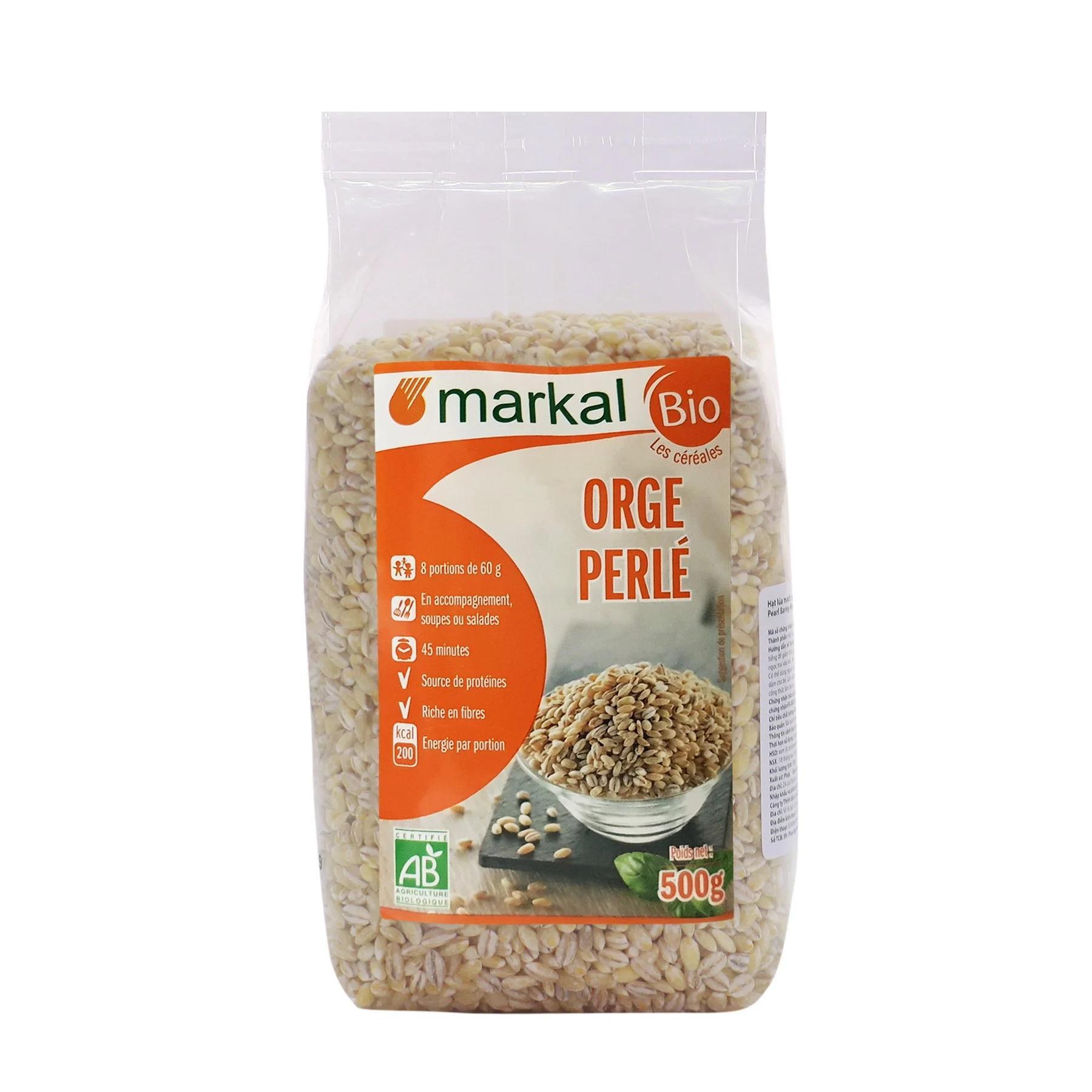 Hạt lúa mạch Ngọc Trai hữu cơ Markal 500g