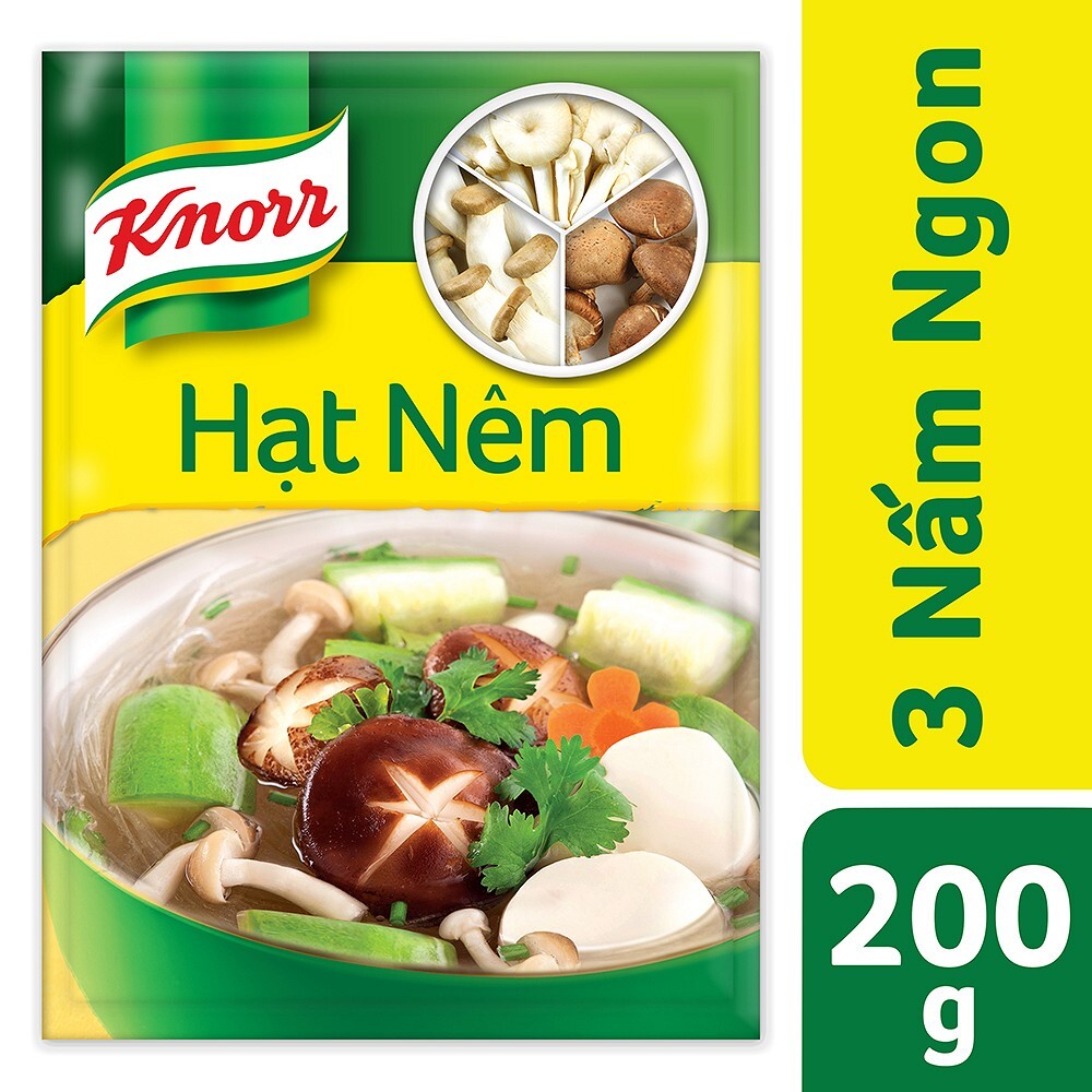 Hạt Nêm Knorr 3 Nấm Ngon (200g)