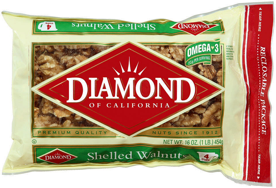 Hạt óc chó Diamond of California Shelled Walnuts 454g