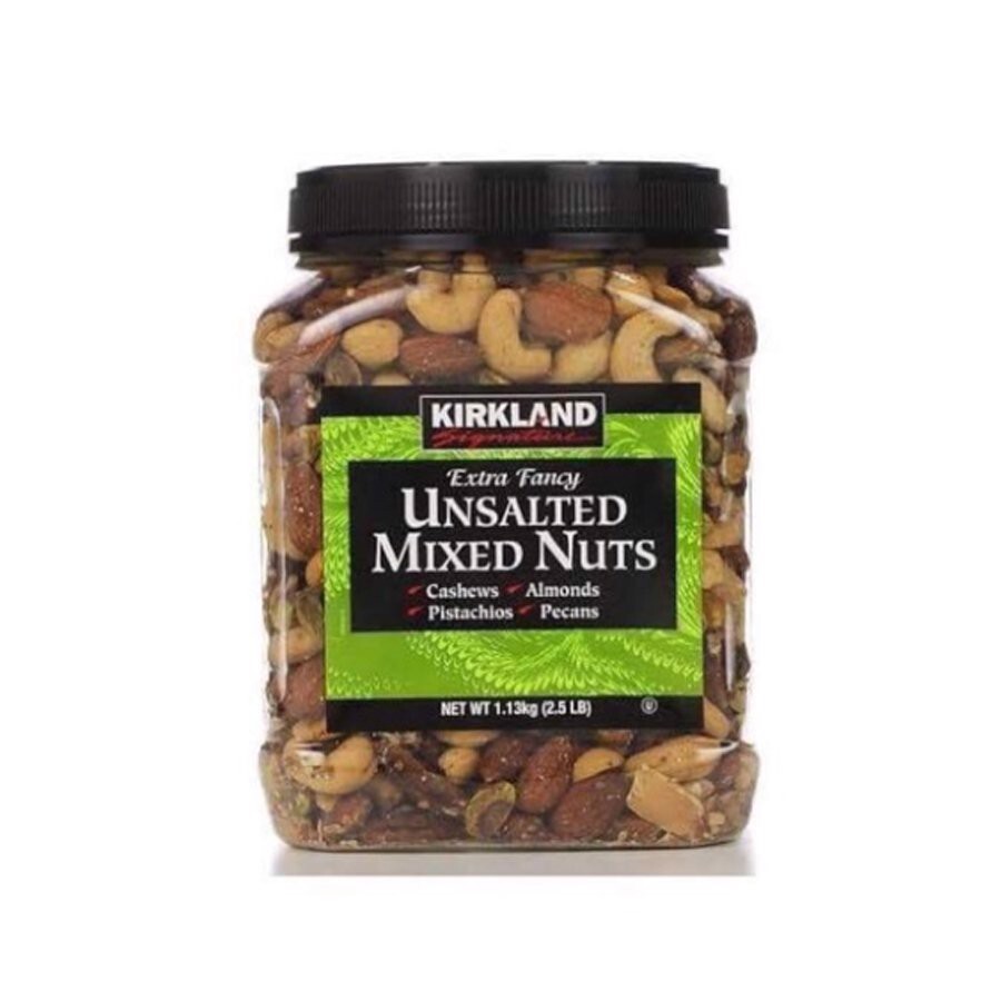 Hạt sấy khô Kirkland Unsalted Mixed Nuts