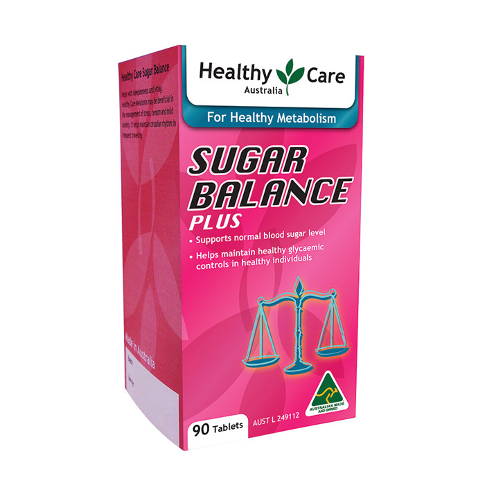 Cân bằng đường trong máu Healthy Care Sugar Balance Plus - 90 viên ...
