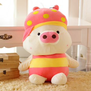 Heo bông mặc áo ong