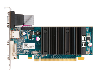Card đồ họa (VGA Card) His ATI HD5450 PCI-E 2.1 1GB GDDR2 - Radeon HD5450, GDDR2, 1GB, 64-bit