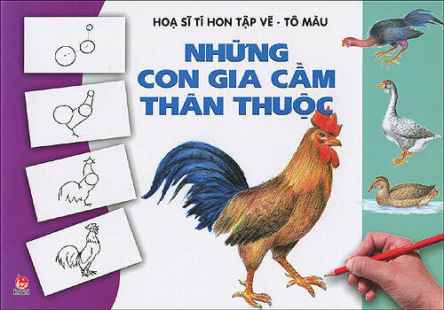 Họa sĩ tí hon tập vẽ - tô màu - Những con gia cầm thân thuộc - Nhiều tác giả