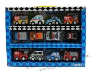 Hộp 12 xe cảnh sát 2806 12f