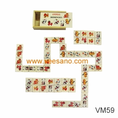 Hộp domino con vật Veesano VM58