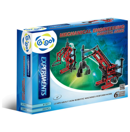 Hộp Gigo toys Robot khí nén - 6 chủ đề, 204 chi tiết
