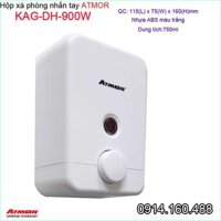 Hộp nhấn xà phòng 1 hộc nhựa ABS Atmor KAG-DH900W