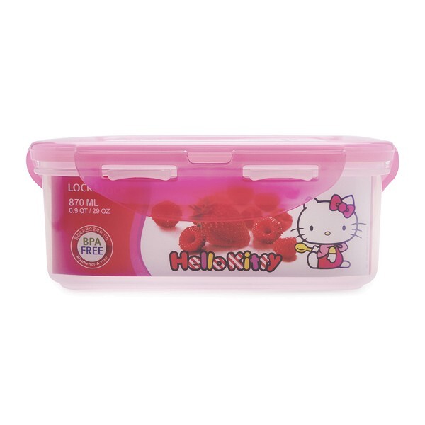 Hộp nhựa đựng thức ăn Hello Kitty Lock&Lock LKT815 - 870ml