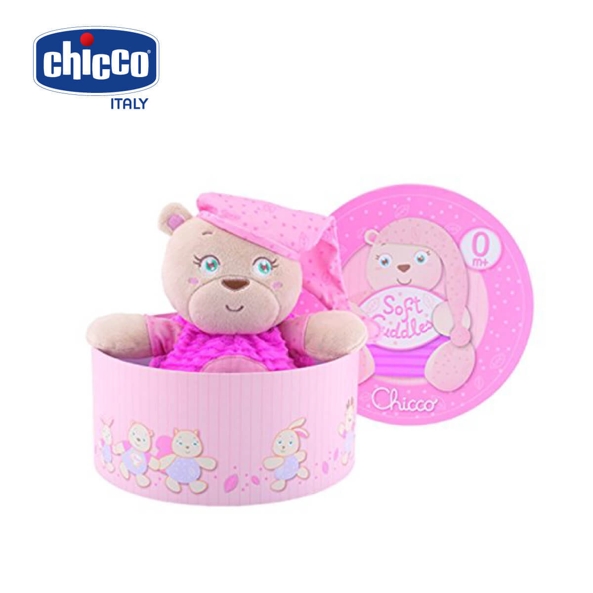 Hộp quà gấu ôm Pink Chicco 114791