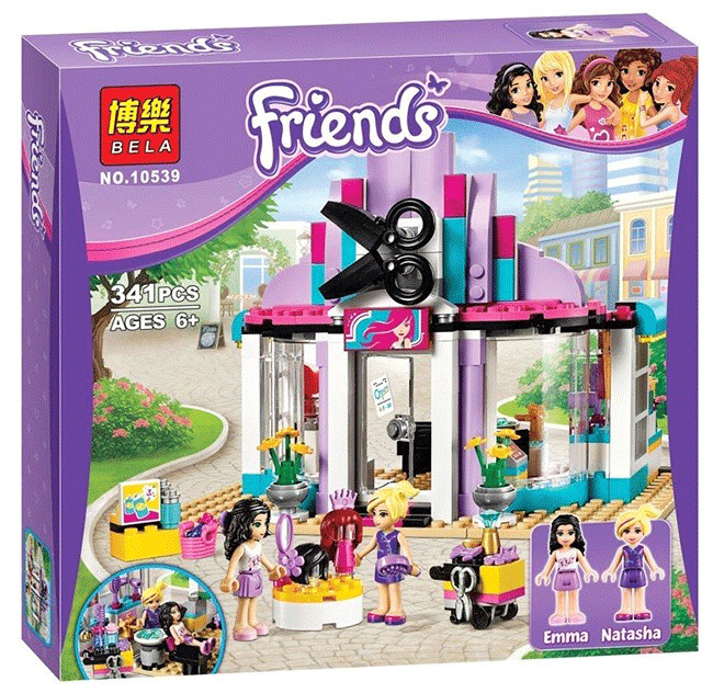 Hộp ráp xếp hình Friends tiệm tóc 10539