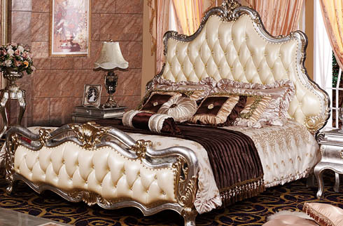 Giường ngủ cao cấp chất liệu gỗ sồi OAK RA810G 