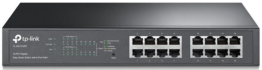 Switch TP-Link TL-SG1016PE - 16 ports 