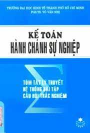 Kế Toán Hành Chánh Sự Nghiệp 